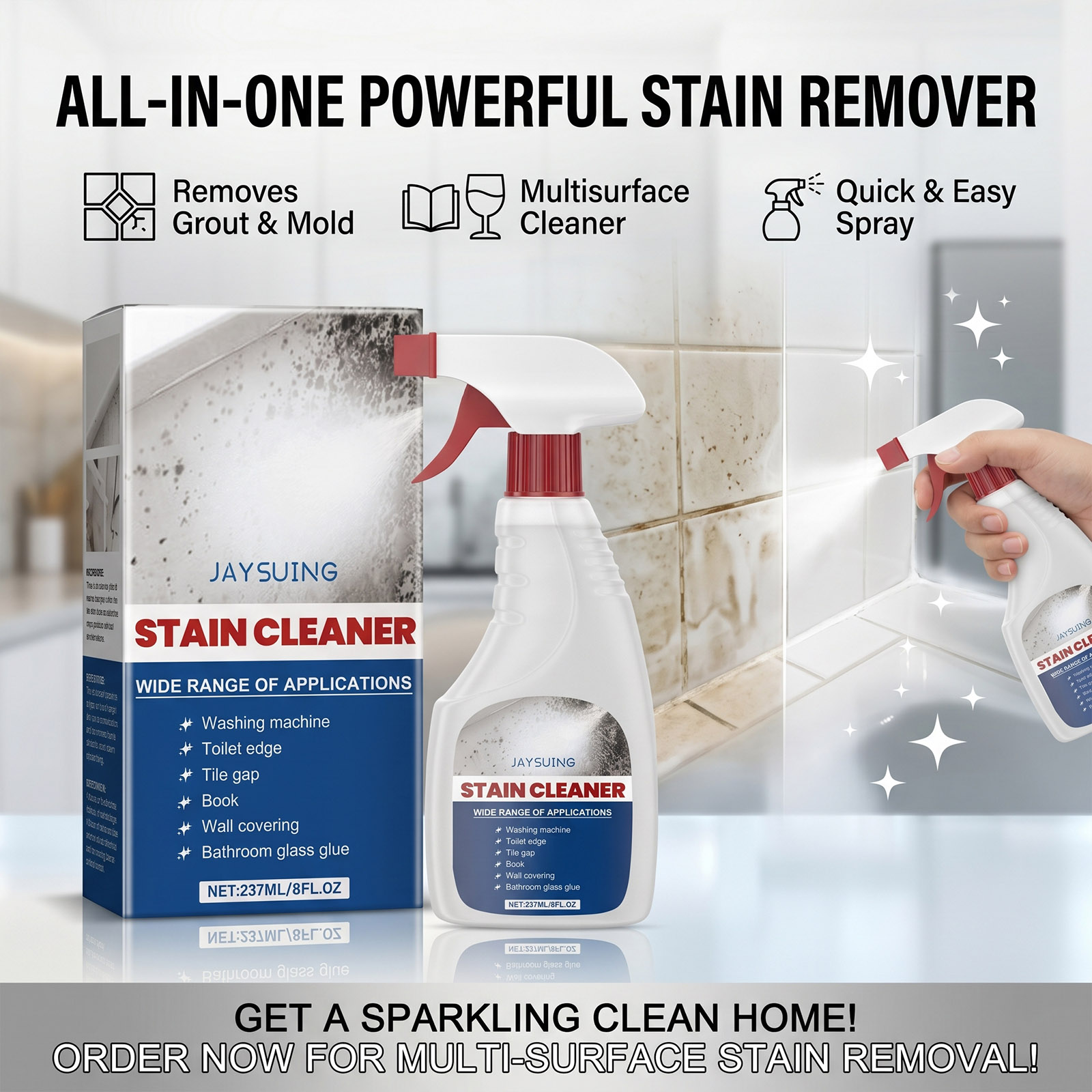 Limpiador de Moho en Aerosol p - Home Bathroom Cleaner reseña y precio