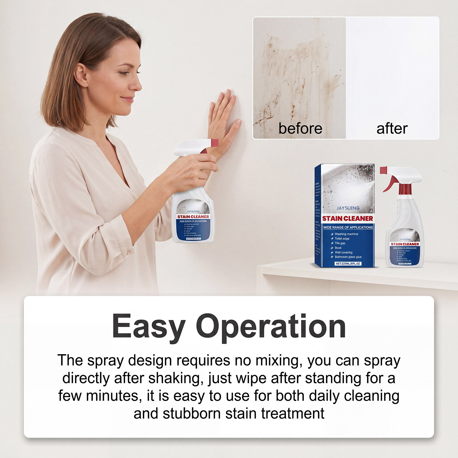 Limpiador de Moho en Aerosol p - Home Bathroom Cleaner reseña y precio