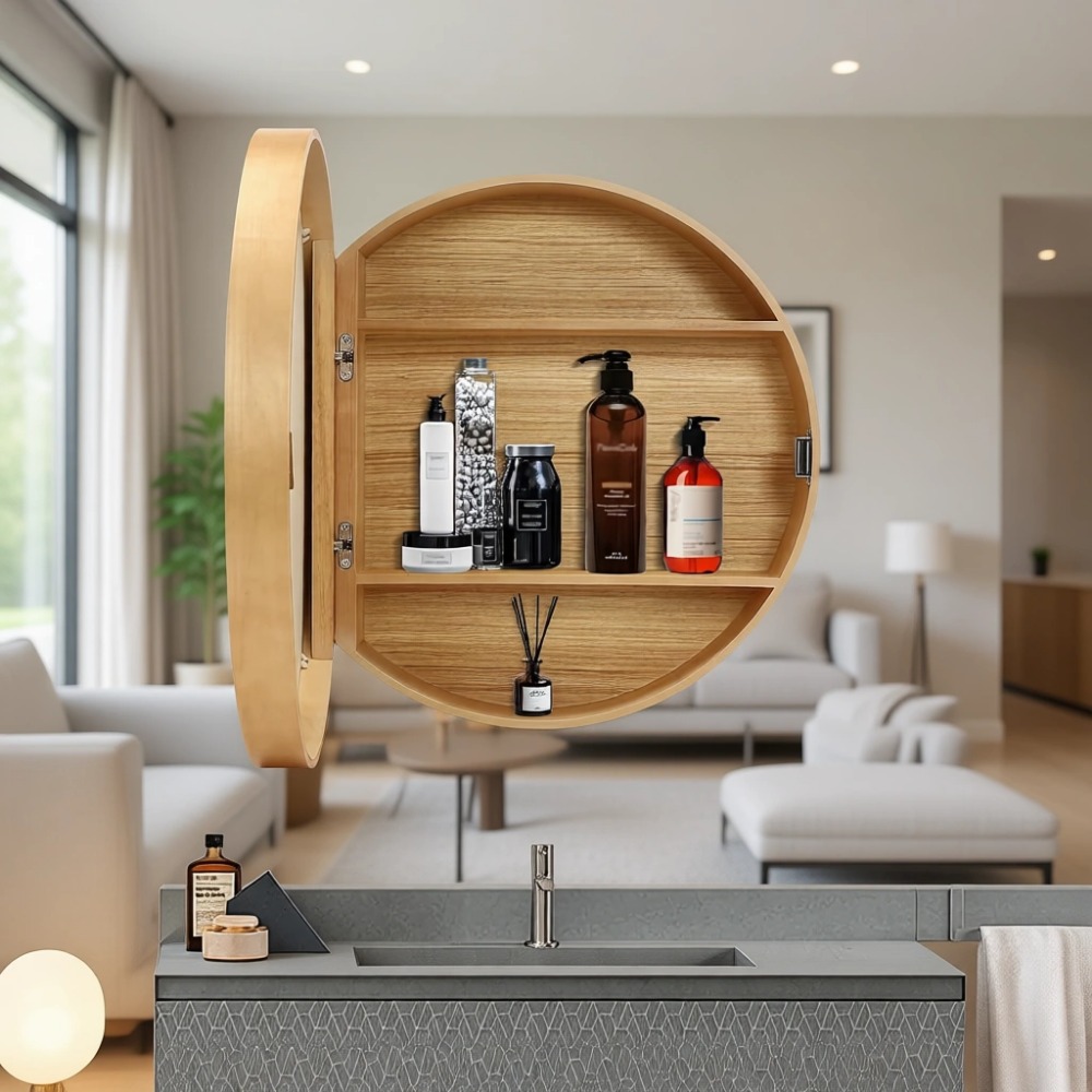 Gabinete de Espejo de Madera p - Bathroom Cabinet Mirror reseña y precio