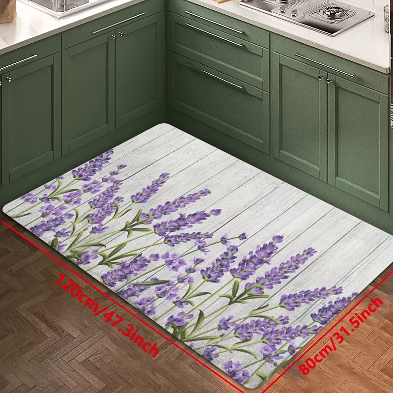 VIKAMA Alfombra de cocina de f - Home Bathroom Door Design reseña y precio