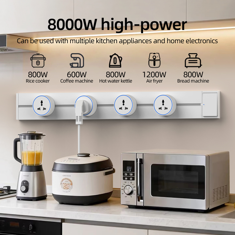 Enchufe de Riel para Vías Eléc - Home Outlet Bathroom reseña y precio