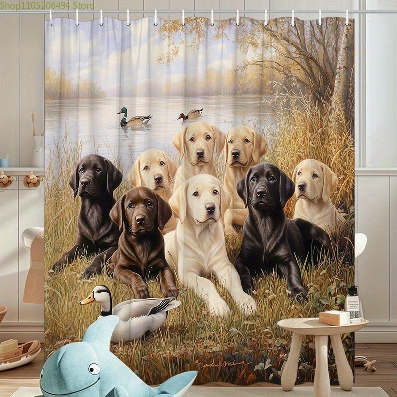 Cortina de Ducha Familiar con  - Home Bathroom Decor Ideas reseña y precio