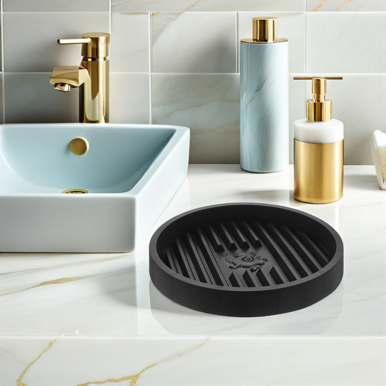 Bandeja de plástico negra para - Plunger Toilet reseña y precio