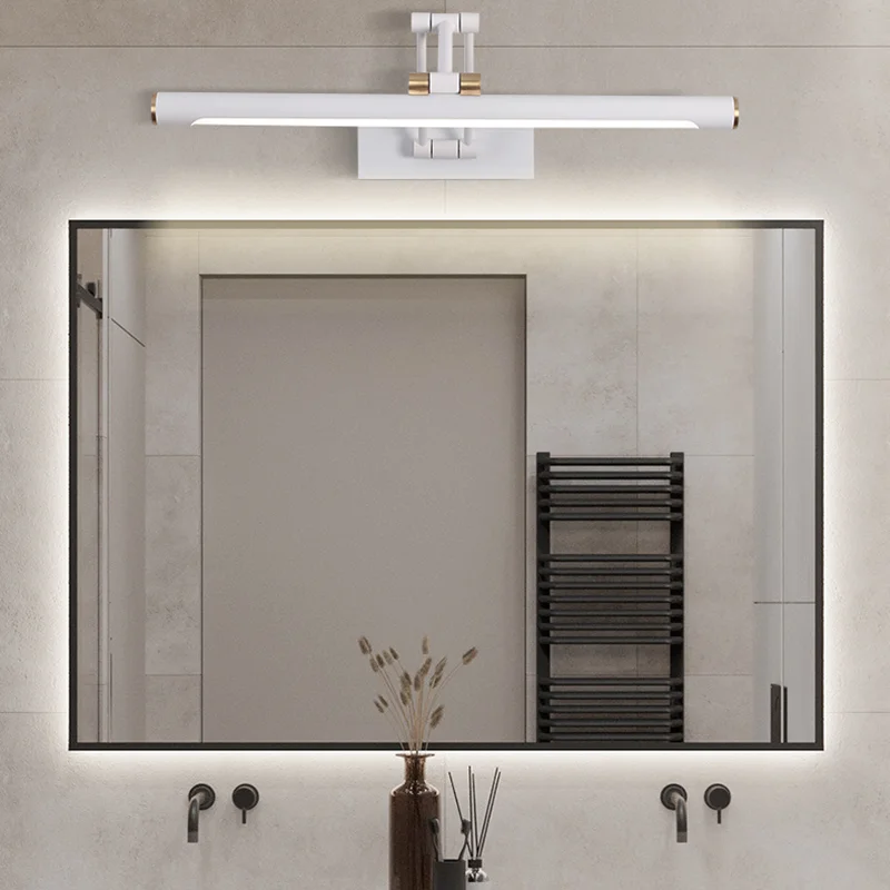 Faro de espejo de baño, luz de - Bathroom Cabinet Mirror reseña y precio