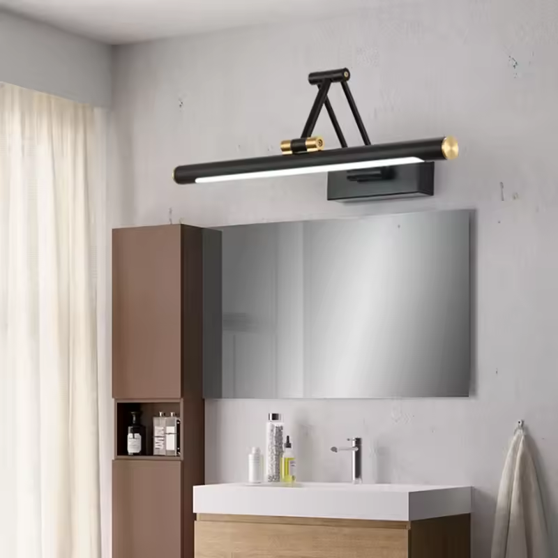 Faro de espejo de baño, luz de - Bathroom Cabinet Mirror reseña y precio
