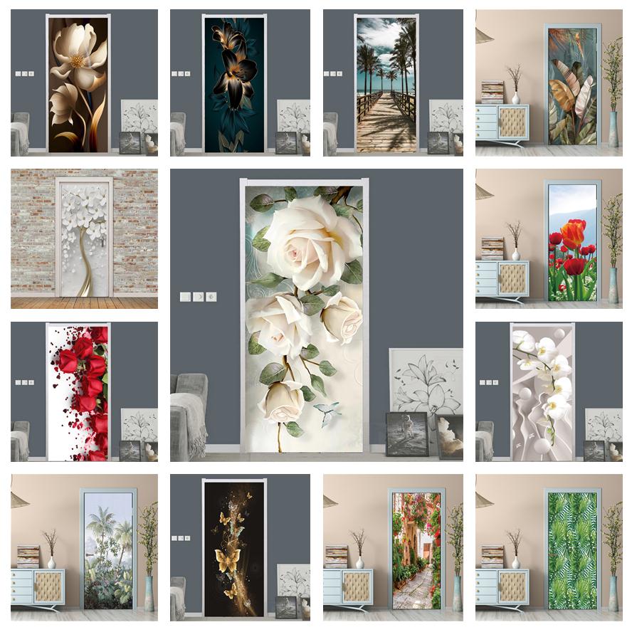 Papel tapiz de flores rosas bl - Home Bathroom Door Design reseña y precio
