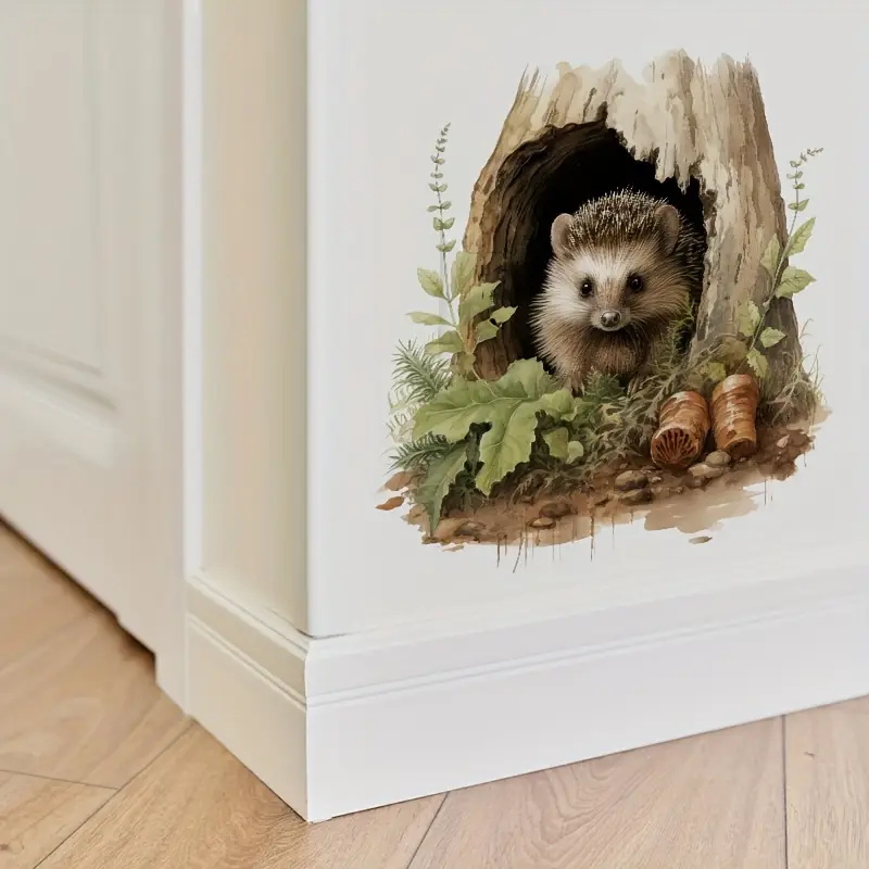 Calcomanía con agujero de eriz - Home Bathroom Door Design reseña y precio
