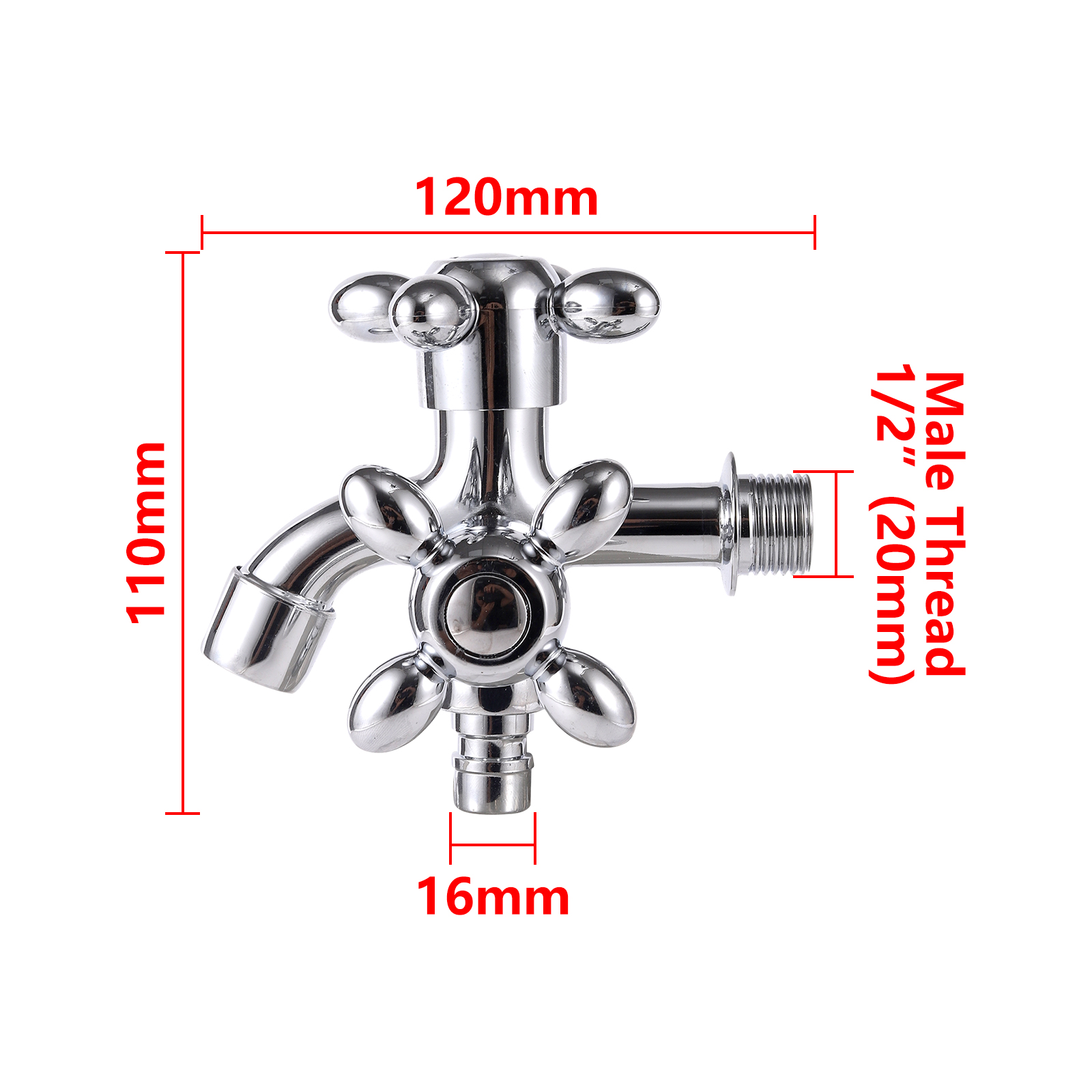Grifo de agua de doble salida  - Home Outlet Bathroom reseña y precio