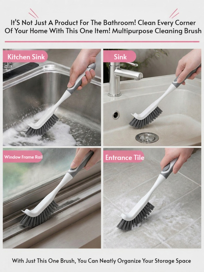 Juego de cepillos de limpieza  - Home Bathroom Cleaner reseña y precio