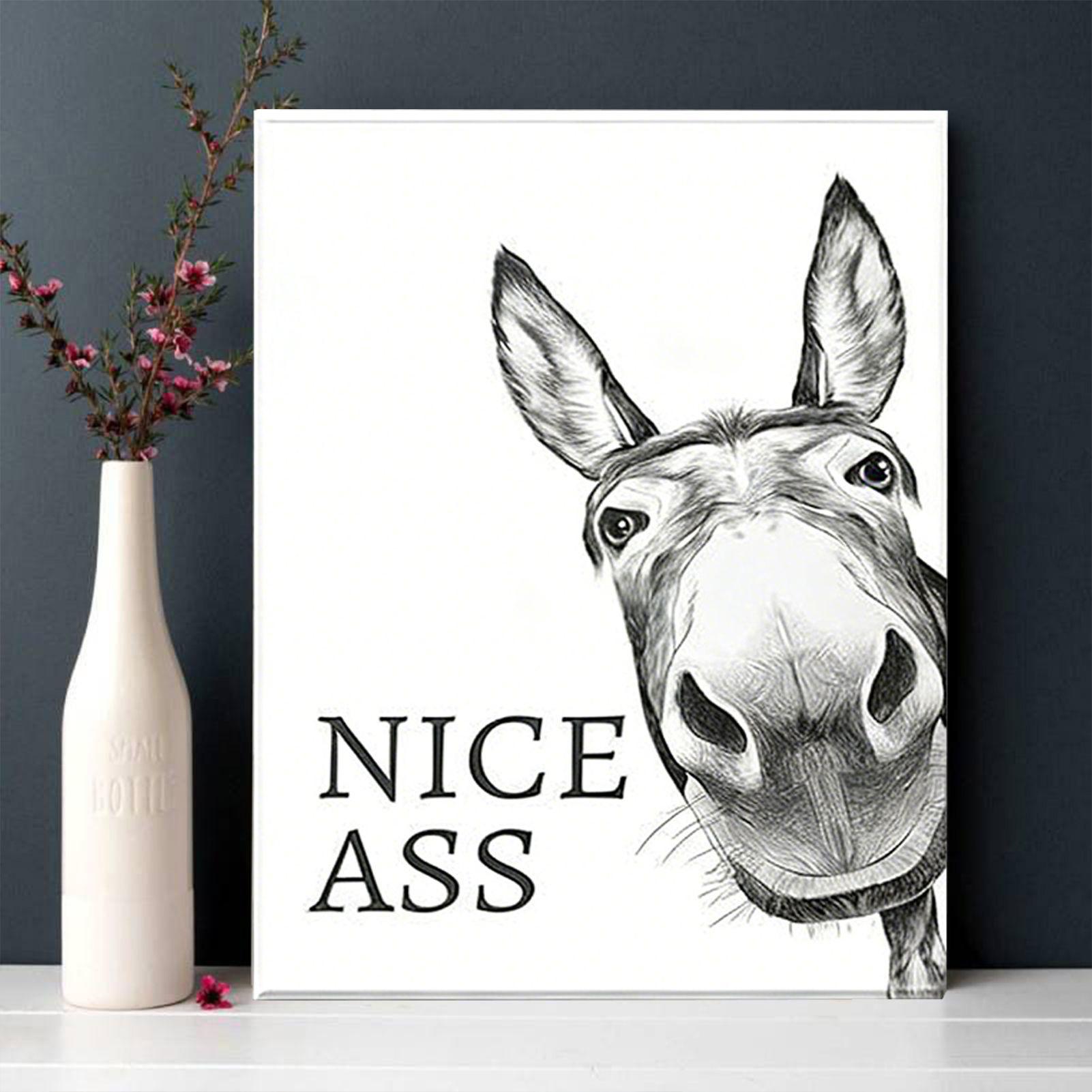 Póster de animales divertidos  - Home Bathroom Quotes reseña y precio
