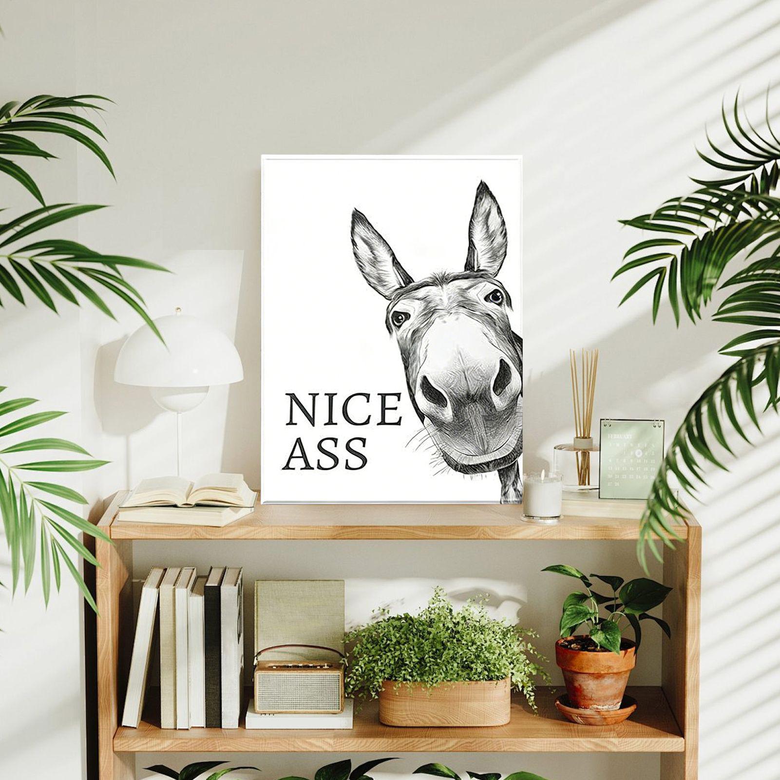 Póster de animales divertidos  - Home Bathroom Quotes reseña y precio