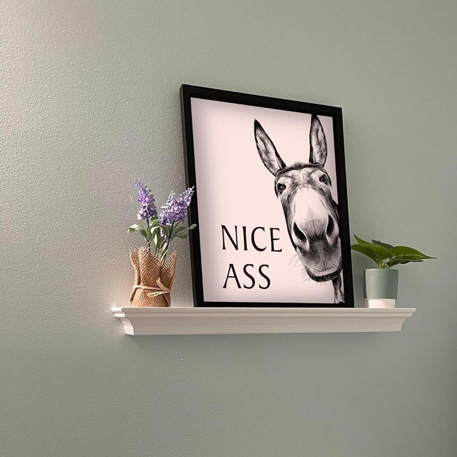 Póster de animales divertidos  - Home Bathroom Quotes reseña y precio