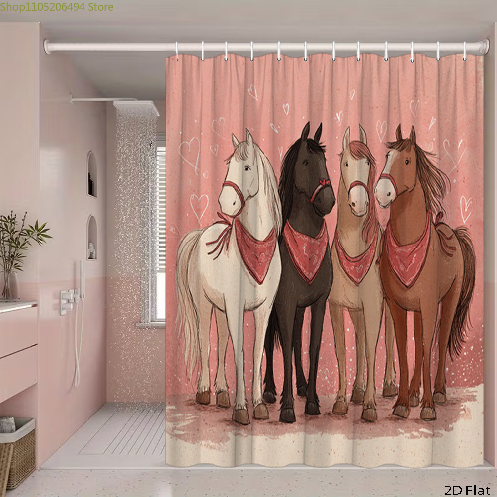 Cortina de ducha con diseño de - Home Bathroom Decor Ideas reseña y precio